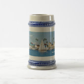 Fischerdorf - Marina Del Rey, CA Bierglas (Mittel)
