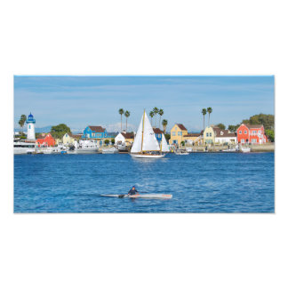 Fischerdorf - Marina Del Rey, CA Fotodruck