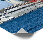 Fischerdorf - Marina Del Rey, CA Poster (Ecke)