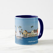 Fischerdorf - Marina Del Rey, CA Tasse (VorderseiteRechts)