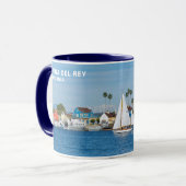Fischerdorf - Marina Del Rey, CA Tasse (Vorderseite Links)