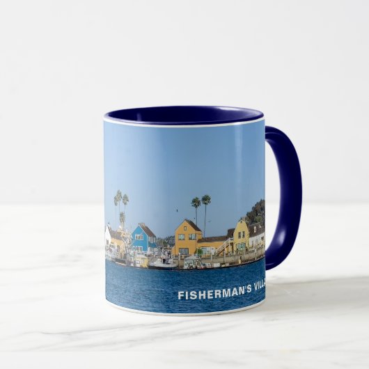 Fischerdorf - Marina Del Rey, CA Tasse (VorderseiteRechts)
