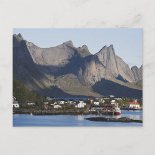 Fischerdorf Reine, Insel Moskenesoy, Postkarte