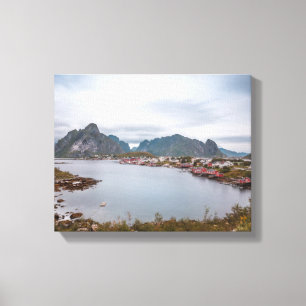 Fischerdorf Reine, Lofoten-Inseln Leinwanddruck