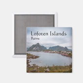 Fischerdorf Reine, Lofoten-Inseln Magnet (Vorderseite/Rückseite)