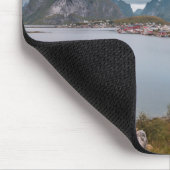 Fischerdorf Reine, Lofoten-Inseln Mousepad (Ecke)