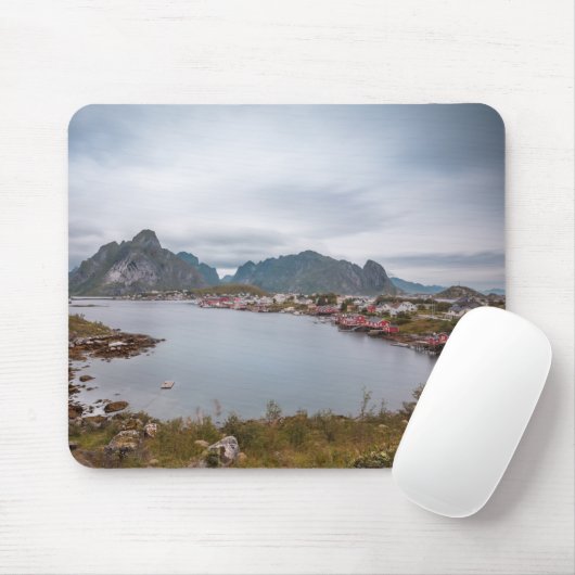 Fischerdorf Reine, Lofoten-Inseln Mousepad (Mit Mouse)