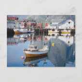 Fischerdorf Reine, Lofoten, Norwegen Postkarte (Vorderseite)