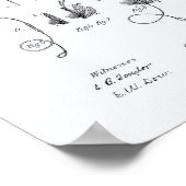 Fischerei 1892 Patentart - Weißbuch Poster (Ecke)