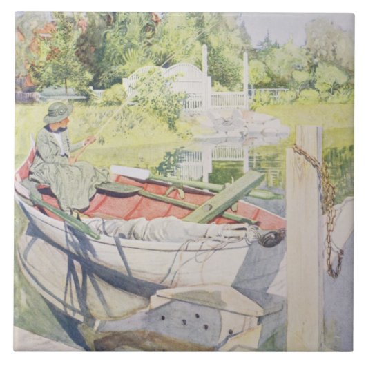 Fischerei, 1909 fliese (Vorderseite)