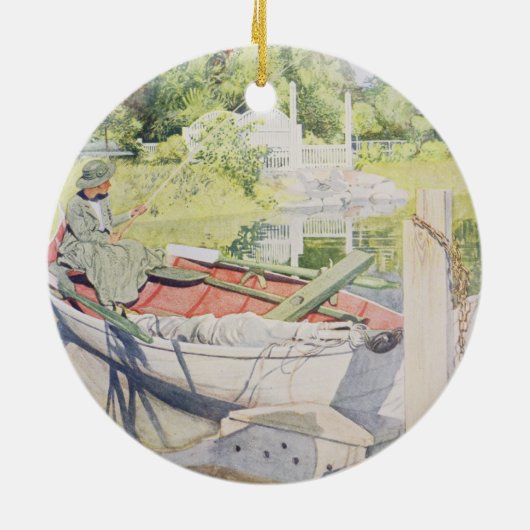 Fischerei, 1909 keramikornament (Hinten)