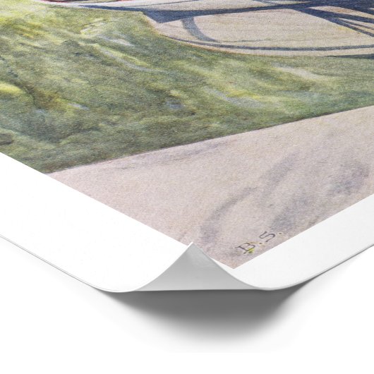 Fischerei, 1909 poster (Ecke)