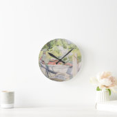 Fischerei, 1909 runde wanduhr (Zuhause)