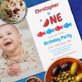 Fischerei 1. Geburtstag Einladung