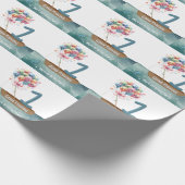 Fischerei 1. Geburtstag Geschenkpapier (Ecke)