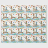 Fischerei 1. Geburtstag Geschenkpapier (Flach)