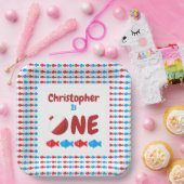 Fischerei 1. Geburtstag Pappteller (Party)