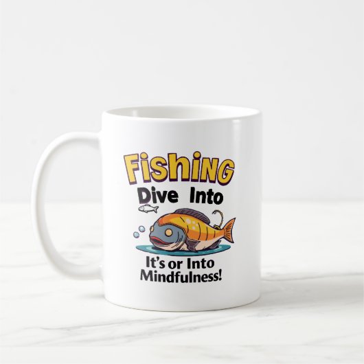 Fischerei-Achtsamkeit  Kaffeetasse (Links)