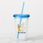 Fischerei Acryltrinkbecher (Rückseite)