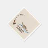 Fischerei am Angelplatz Serviette (Ecke)