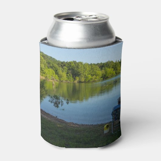 Fischerei am Morgen Dosenkühler (Kanne Vorderseite)