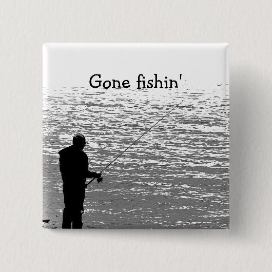 Fischerei am See Button (Vorderseite)