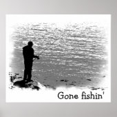 Fischerei am See Poster (Vorne)
