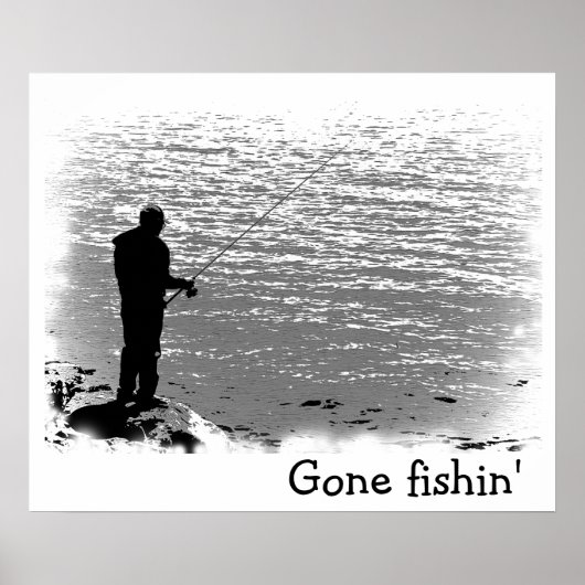 Fischerei am See Poster (Vorne)