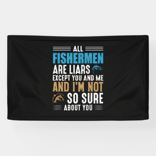 Fischerei Art All Fisherman Banner (Horizontal)