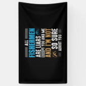 Fischerei Art All Fisherman Banner (Vertikal)