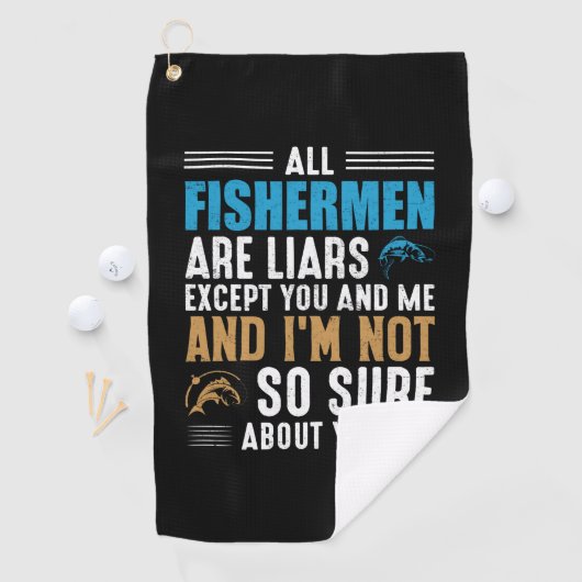 Fischerei Art All Fisherman Golfhandtuch (Insitu)