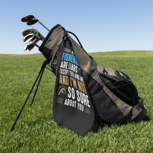 Fischerei Art All Fisherman Golfhandtuch (Gras)