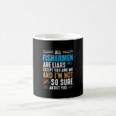 Fischerei Art All Fisherman Kaffeetasse (Mittel)