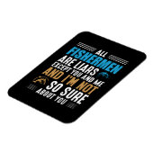 Fischerei Art All Fisherman Magnet (Linke Seite)