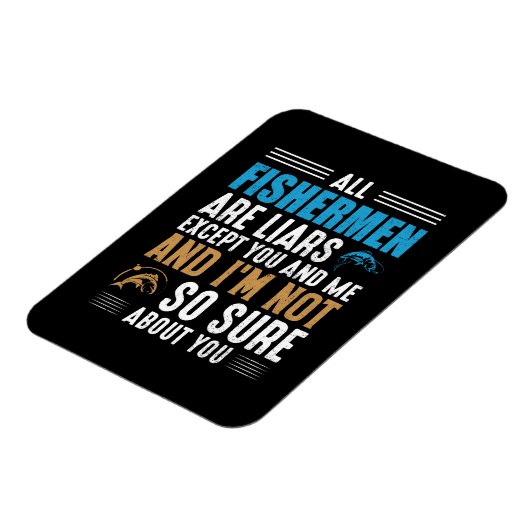 Fischerei Art All Fisherman Magnet (Linke Seite)