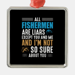 Fischerei Art All Fisherman Ornament Aus Metall