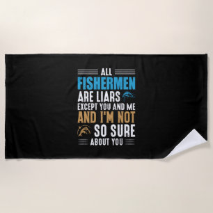 Fischerei Art All Fisherman Strandtuch