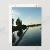 Fischerei auf der Dusk Card Postkarte (Vorne/Hinten)