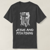 Fischerei auf Jesus und Pitch T-Shirt (Design vorne)