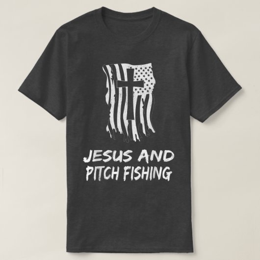 Fischerei auf Jesus und Pitch T-Shirt (Design vorne)
