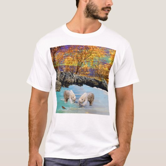 Fischerei auf junge Polarbären, T-Shirt (Vorderseite)