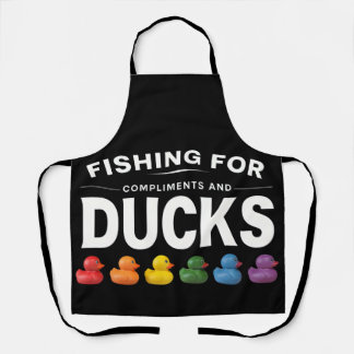Fischerei auf Komplimente und Enten - Humorer Rubb Schürze