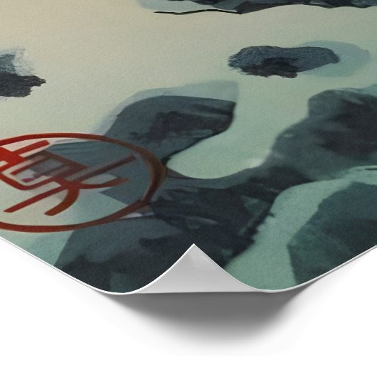 Fischerei auf Kormorane in Nagaragawa 1940 durch T Poster (Ecke)