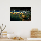 Fischerei auf Kormorane Tsuchiya Koitsu 1940 Poster (Küche)