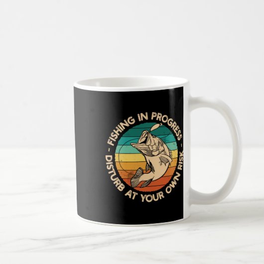 Fischerei auf Shirt in der Fischerei Kaffeetasse (Rechts)