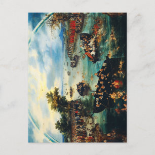 Fischerei auf Soule durch Adriaen van de Venne Postkarte
