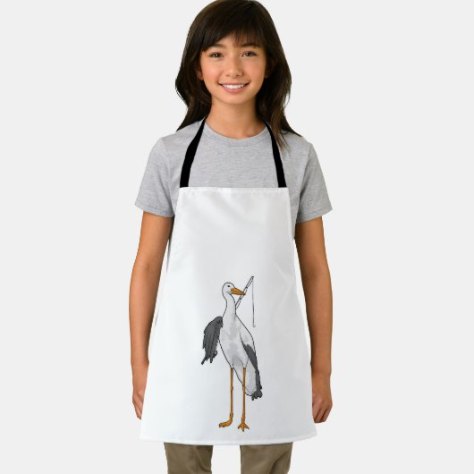 Fischerei auf Storchen Schürze (Insitu)