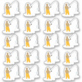 Fischerei Aufkleber (Vorderseite)