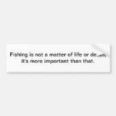 Fischerei - Autoaufkleber (Vorne)