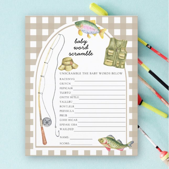 Fischerei - Baby Word Scramble Game (Von Creator hochgeladen)